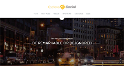 Desktop Screenshot of cyclonesocial.com